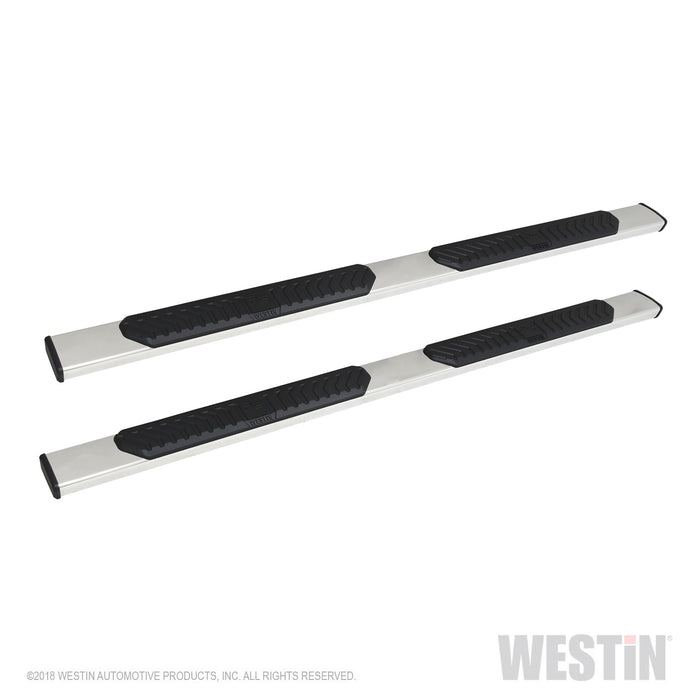 Westin 28-51270 R5 Nerf Step Bars; 5 in. Stainless Steel; Incl. Hardware; No Drilling Required; - Truck Part Superstore