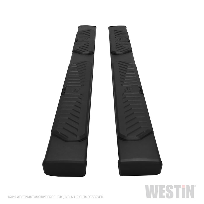 Westin 28-51285 R5 Nerf Step Bars; 5 in. Black Aluminum; Incl. Hardware; No Drilling Required; - Truck Part Superstore