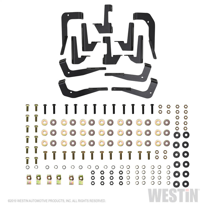 Westin 28-51325 R5 Nerf Step Bars; Textured Black; Aluminum; - Truck Part Superstore