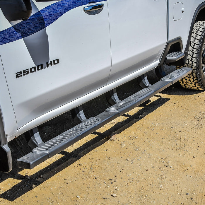 Westin 28-5234765 R5 M-Series Wheel-To-Wheel Nerf Step Bars XD; Black; Steel; - Truck Part Superstore