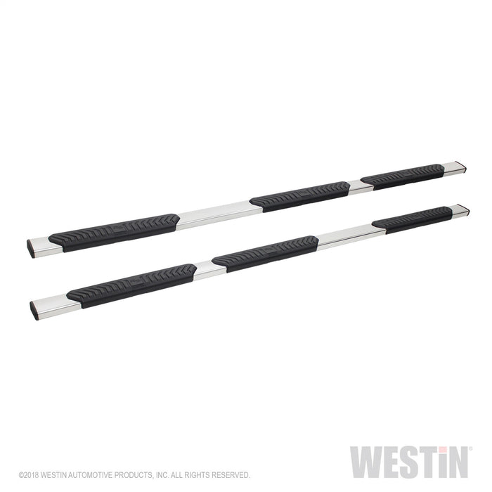 Westin 28-534690 R5 Modular Wheel to Wheel Nerf Step Bars; 5 in. Stainless Steel; Incl. Hardware; - Truck Part Superstore