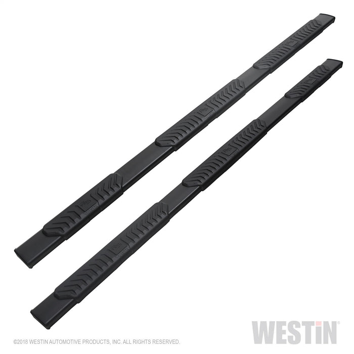 Westin 28-534695 R5 Modular Wheel to Wheel Nerf Step Bars; 5 in. Black; Incl. Hardware; - Truck Part Superstore