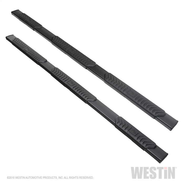 Westin 28-534695 R5 Modular Wheel to Wheel Nerf Step Bars; 5 in. Black; Incl. Hardware; - Truck Part Superstore