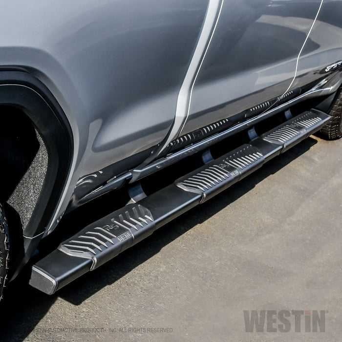 Westin 28-534695 R5 Modular Wheel to Wheel Nerf Step Bars; 5 in. Black; Incl. Hardware; - Truck Part Superstore
