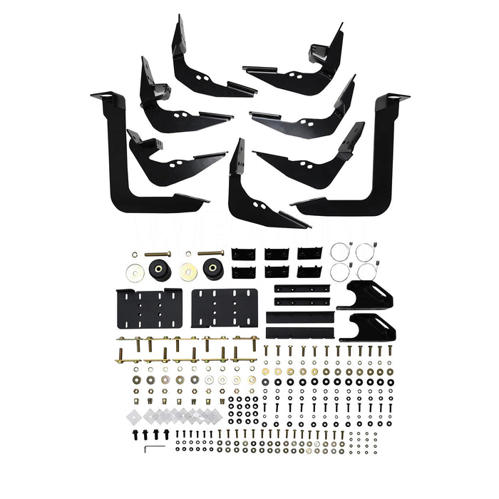 Westin 28-534785 R5 M-Series Wheel-to-Wheel Nerf Step Bars; Textured Black; Steel; - Truck Part Superstore