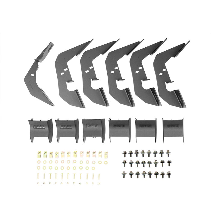Westin 28-71025 R7 Nerf Step Bars; Black; Mount Kit Included; For Double Cab; - Truck Part Superstore