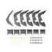 Westin 28-71025 R7 Nerf Step Bars; Black; Mount Kit Included; For Double Cab; - Truck Part Superstore