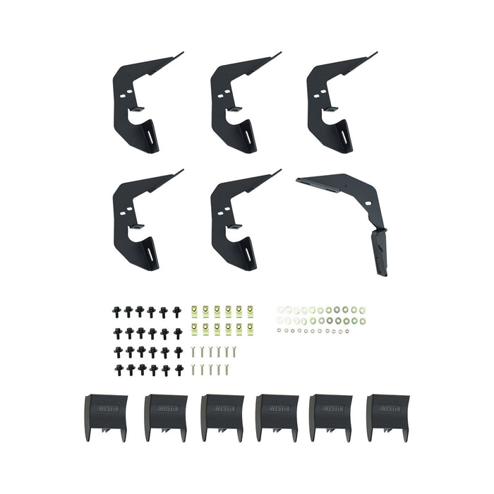 Westin 28-71030 R7 Nerf Step Bars; Stainless Steel; Mount Kit Included; - Truck Part Superstore