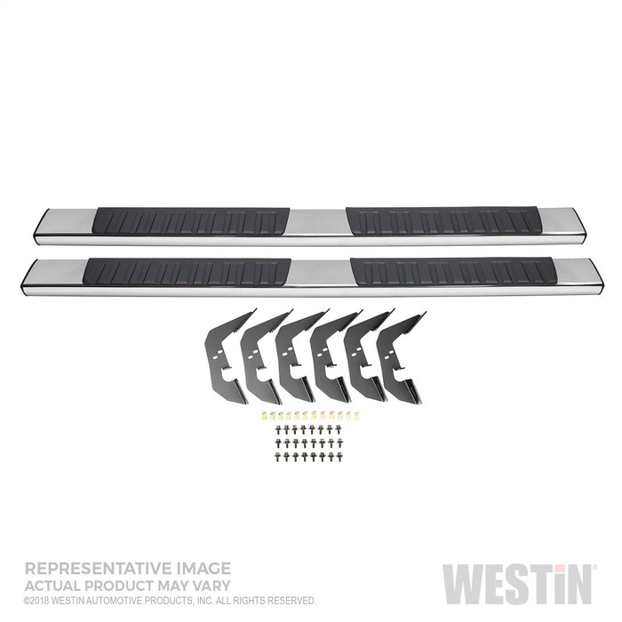 Westin 28-71080 R7 Nerf Step Bars; Stainless Steel; Mount Kit Included; For Super Cab; - Truck Part Superstore
