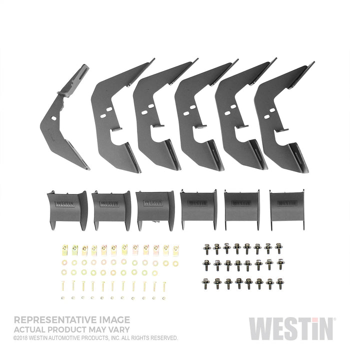 Westin 28-71095 R7 Nerf Step Bars; Black; Mount Kit Included; For Super Crew Cab; - Truck Part Superstore
