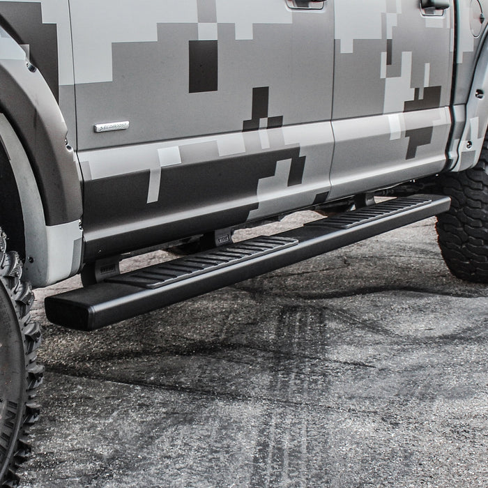 Westin 28-71095 R7 Nerf Step Bars; Black; Mount Kit Included; For Super Crew Cab; - Truck Part Superstore