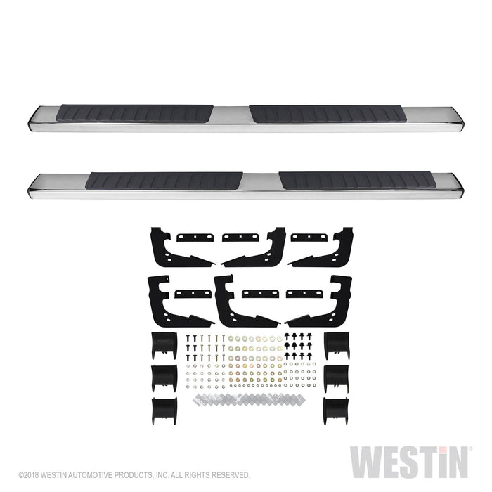 Westin 28-71230 R7 Nerf Step Bars; Stainless Steel; Mount Kit Included; For Quad Cab; - Truck Part Superstore