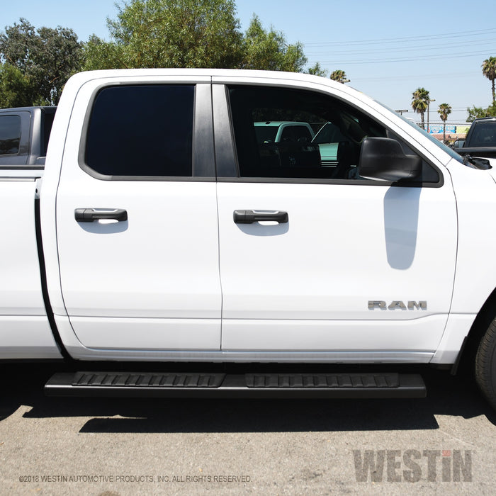 Westin 56-24095 HDX Drop Nerf Step Bars; Textured Black; For Quad Cab; - Truck Part Superstore