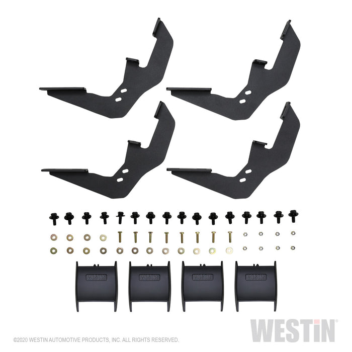 Westin 28-71255 R7 Nerf Step Bars; Black; Incl. Mount Kit And Hardware; - Truck Part Superstore