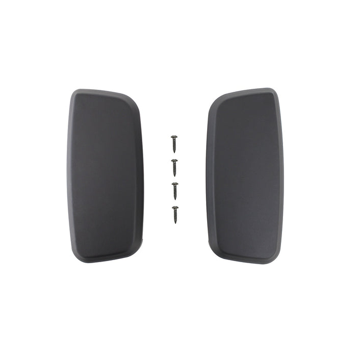 Westin 28-71991 R7 Replacement End Cap Kit; Front And Rear End Cap w/Fasteners; Black; - Truck Part Superstore