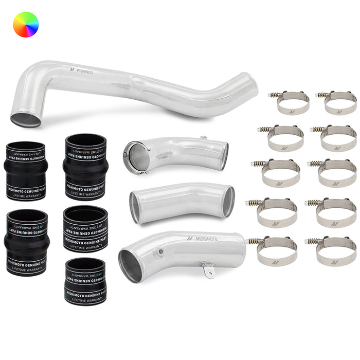 Mishimoto MMICP-DMAX-17KN Intercooler Pipe and Boot Kit, fits 6.6L Duramax (L5P) '17-'19, Custom Color - Truck Part Superstore