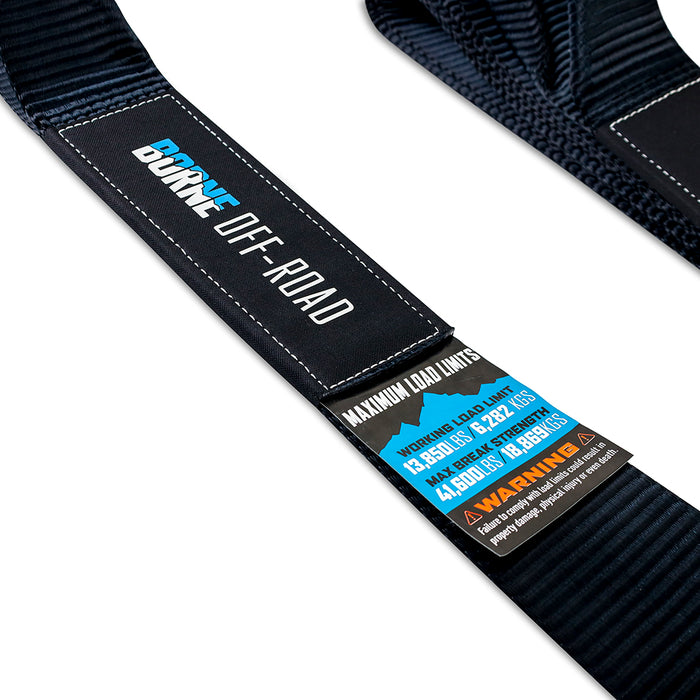 Mishimoto BNTW-4-30 Borne Off-Road Tow Strap, 4 in, 30 Feet - Truck Part Superstore