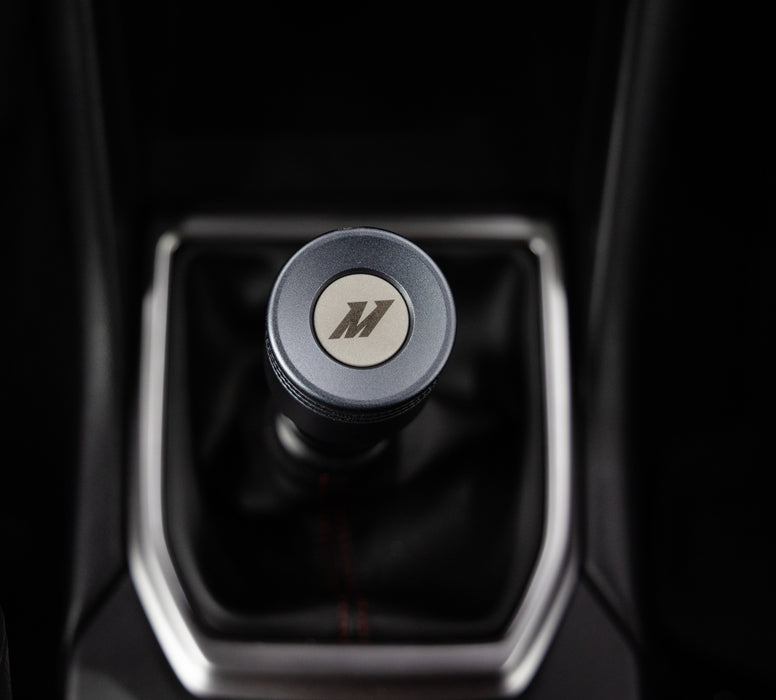 Mishimoto MMSK-WRX-22GM Weighted Shift Knob, Fits Subaru WRX 2022+, Gunmetal, Silver Core - Truck Part Superstore