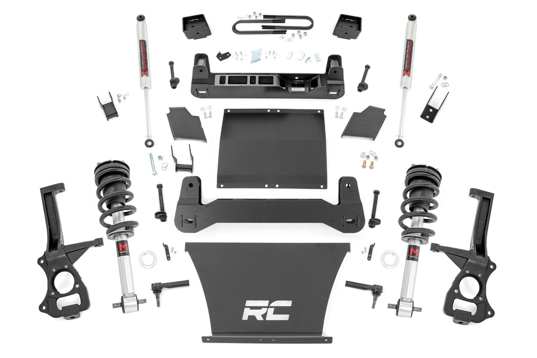 Rough Country 21640 6 Inch Lift Kit - Mono Leaf Rear - M1 Struts/M1 - Chevy Silverado 1500 (22-23) - Truck Part Superstore