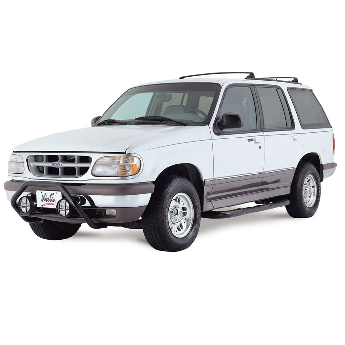 Westin 30-1055 Safari Bull Bar Mount Kit; Exc. Off Road Package; Black Finish; - Truck Part Superstore