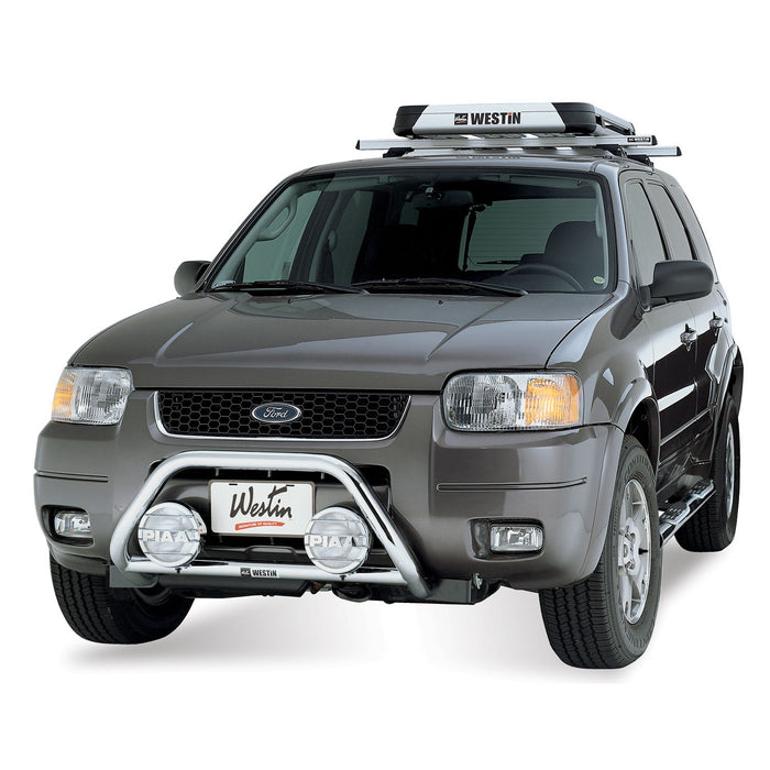 Westin 30-1375 Safari Bull Bar Mount Kit; Minor Cutting Of Air Dam Required; Black Finish; - Truck Part Superstore