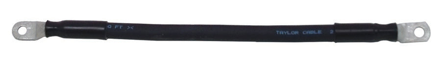 Taylor Cable 30212 Battery Cable; 12 in. Length; 2 AWG; Black; Individual; - Truck Part Superstore