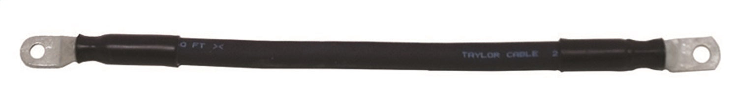 Taylor Cable 30212 Battery Cable; 12 in. Length; 2 AWG; Black; Individual; - Truck Part Superstore