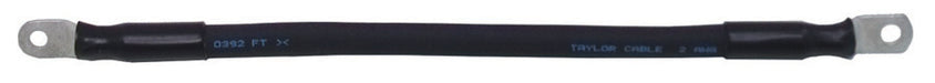 Taylor Cable 30213 Battery Cable; 13 in. Length; 2 AWG; Black; Individual; - Truck Part Superstore