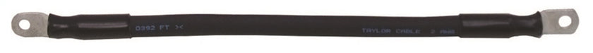 Taylor Cable 30213 Battery Cable; 13 in. Length; 2 AWG; Black; Individual; - Truck Part Superstore