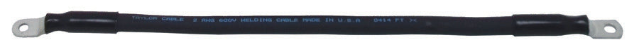 Taylor Cable 30216 Battery Cable; 16 in. Length; 2 AWG; Black; Individual; - Truck Part Superstore