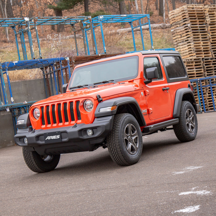 ARIES 3025144 ActionTrac 48.75" Powered Running Boards (No Brackets) for Select Jeep Wrangler