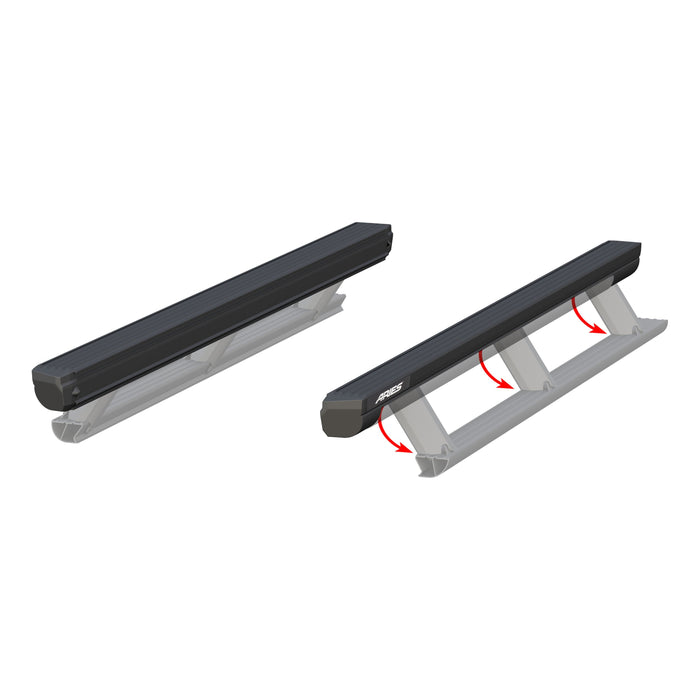 ARIES 3025179 ActionTrac 83.6" Powered Running Boards (No Brackets) for Select Toyota Tacoma