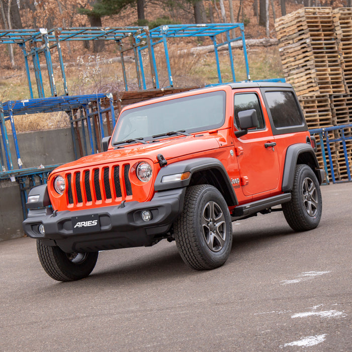 ARIES 3034471 ActionTrac 48.75" Powered Running Boards, Select Jeep Wrangler JL 2-Door for Select Jeep Wrangler