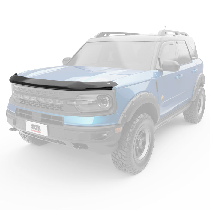 EGR 303565 EGR Superguard style matte black hood guard - proudly made in the USA - Truck Part Superstore