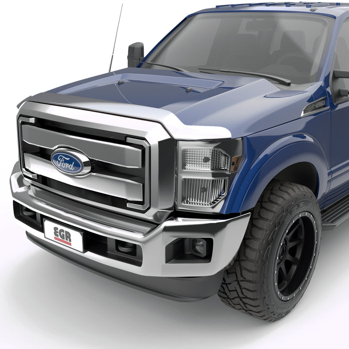EGR 303814 EGR Superguard Style Chrome Hood Guard - proudly made in the USA. - Truck Part Superstore