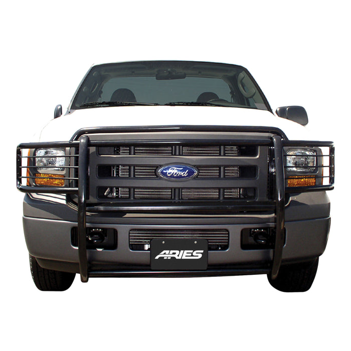 ARIES 3045 Black Steel Grille Guard, Select Ford Excursion, F-250, F-350 Super Duty for Select Ford F-250