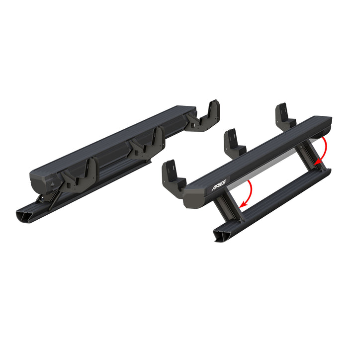 ARIES 3046504 ActionTrac 69.6" Powered Running Boards, Select Colorado, Canyon, Ext. Cab for Select Chevrolet Colorado