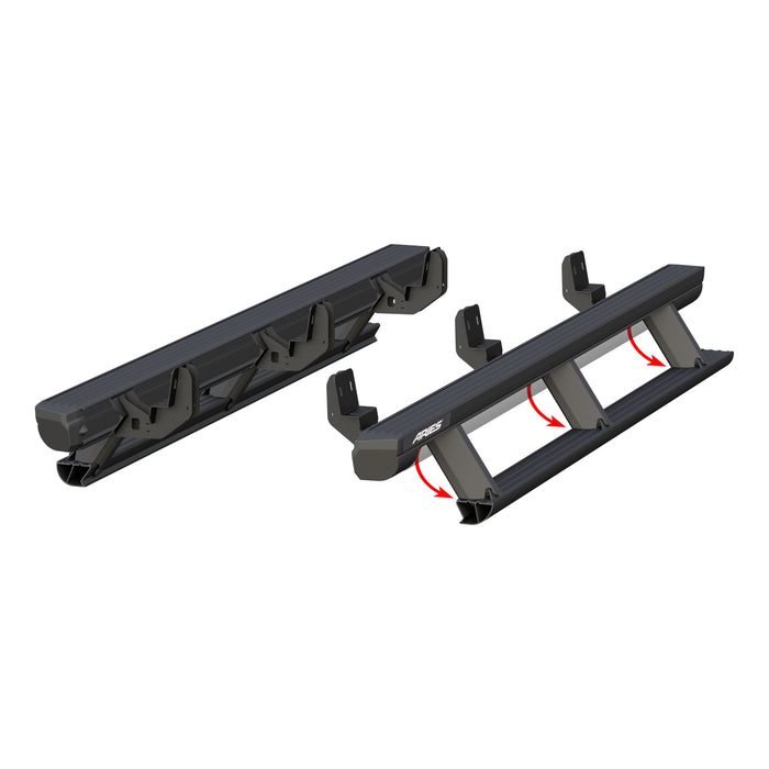 ARIES 3047904 ActionTrac 83.6" Powered Running Boards, Select Colorado, Canyon Crew Cab for Select Chevrolet Colorado