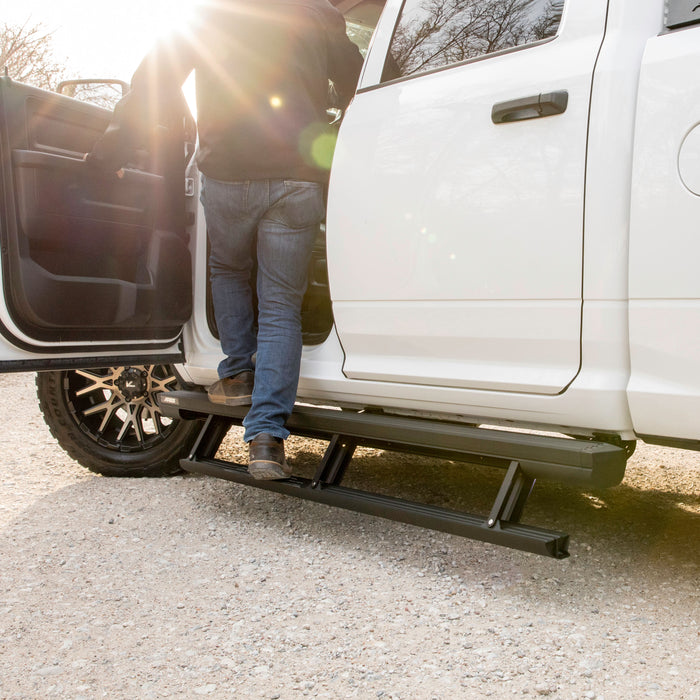 ARIES 3047912 ActionTrac 83.6" Powered Running Boards, Select Ram 1500, 2500, 3500 Crew Cab for Select Ram 2500
