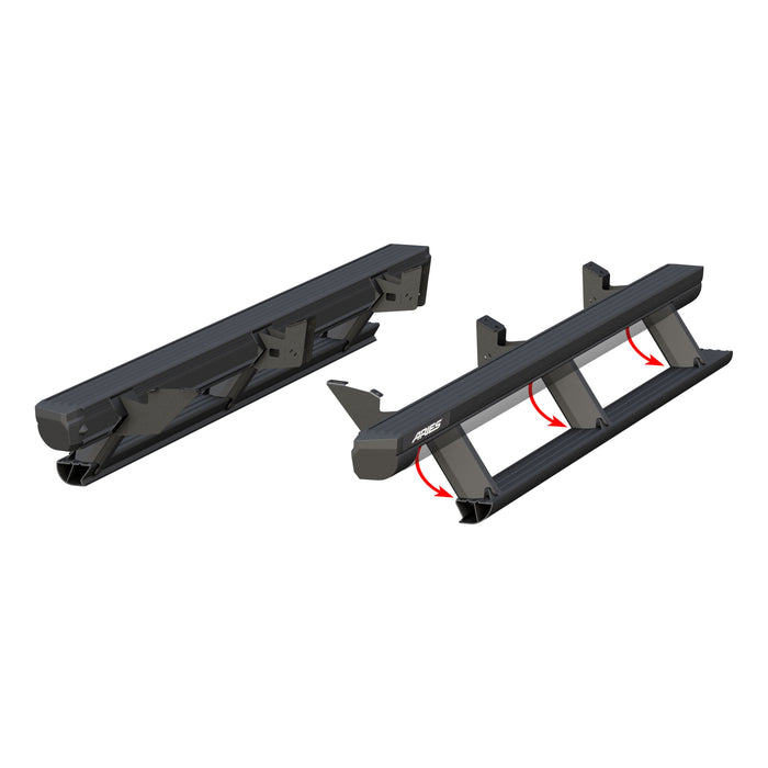 ARIES 3047953 ActionTrac 83.6" Powered Running Boards, Select Toyota Tacoma Crew Cab for Select Toyota Tacoma