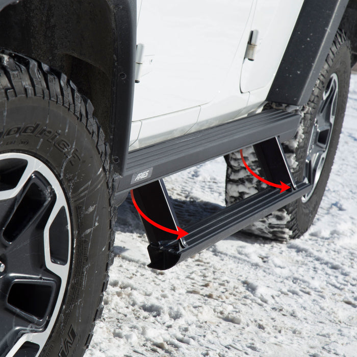 ARIES 3047954 ActionTrac 69.6" Powered Running Boards, Select Toyota 4Runner for Select Toyota 4Runner