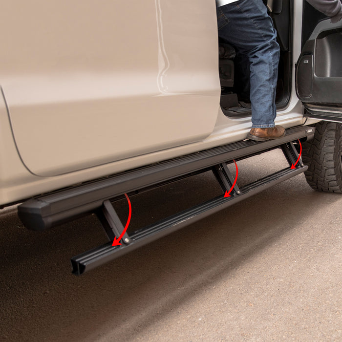 ARIES 3047975 ActionTrac 83.6" Powered Running Boards, Select Jeep Gladiator for Select Jeep Gladiator