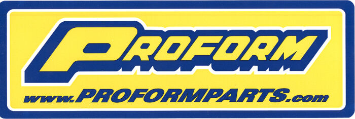 ProForm 31026 Decal Proform Logo 3 Inches X 9 Inches Contingency Style Proform - Truck Part Superstore