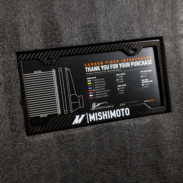 Mishimoto MMINT-UCF-M5B-C-DG MMINT-UCF, Matte Tanks, 525mm Black Core, Offset, Dark Gray Anodized V-Band - Truck Part Superstore