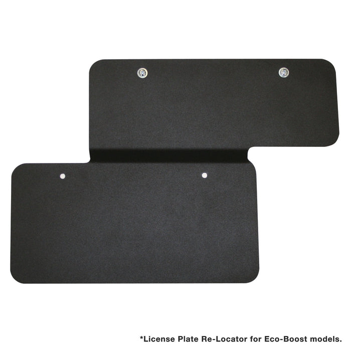 Westin 32-0065 Bull Bar License Plate Relocator; Bottom Mount; Black Finish; - Truck Part Superstore