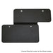 Westin 32-0065 Bull Bar License Plate Relocator; Bottom Mount; Black Finish; - Truck Part Superstore