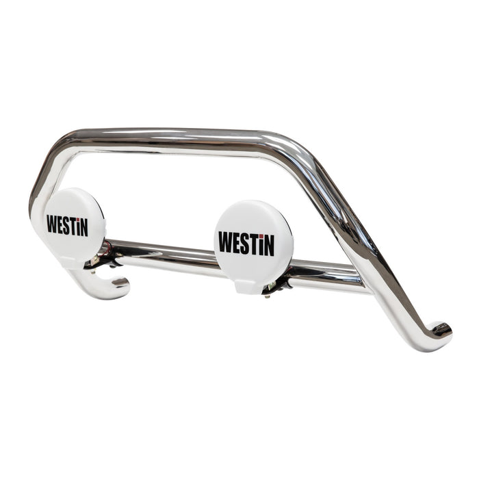 Westin 32-21000 Contour Safari Bull Bar; 2 in. Tube Diameter; Stainless Steel; w/Mount Kit; - Truck Part Superstore