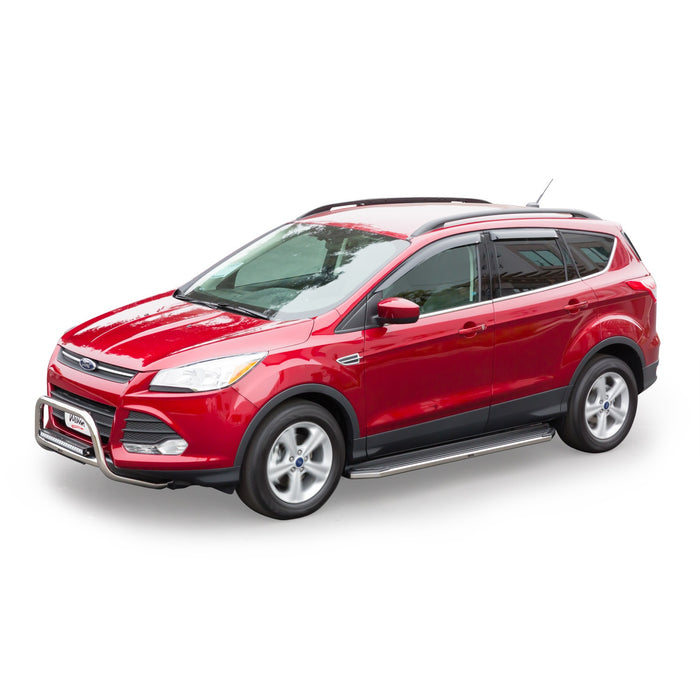 Westin 32-21010 Contour Safari Bull Bar; 2 in. Tube Diameter; Stainless Steel; w/Mount Kit; - Truck Part Superstore