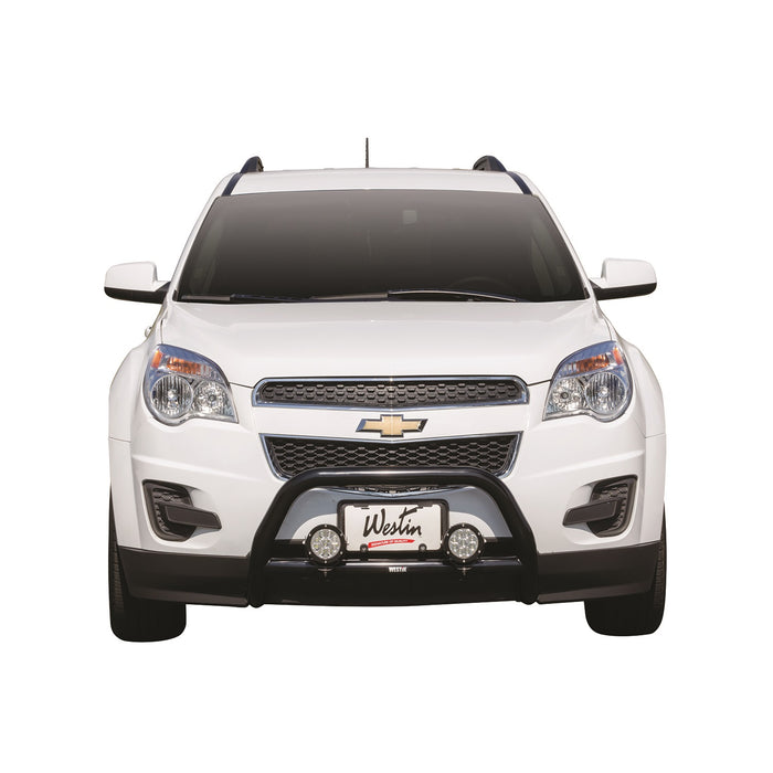 Westin 32-21025 Contour Safari Bull Bar; 2.5 in.; Black Powdercoated Steel; w/Mount Kit; - Truck Part Superstore