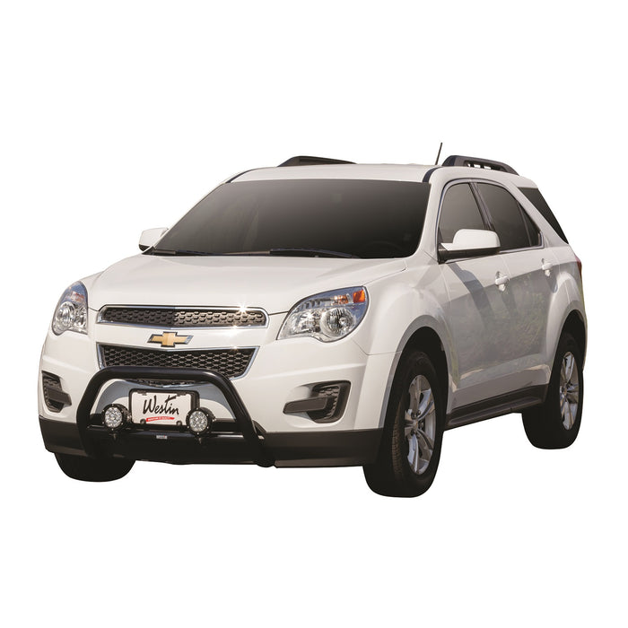 Westin 32-21025 Contour Safari Bull Bar; 2.5 in.; Black Powdercoated Steel; w/Mount Kit; - Truck Part Superstore